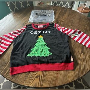NWT Tipsy Elves Get Lit Ugly Christmas Sweater